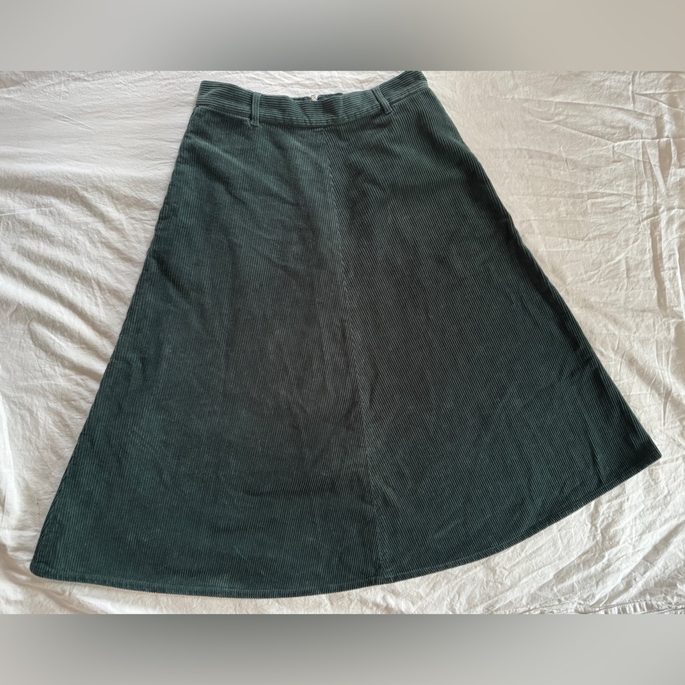 TWOTHIRDS Binlang Corduroy Skirt - Deep Lake Medium - Picture 4 of 7